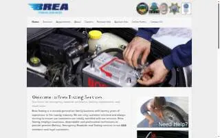 Brea Towing website