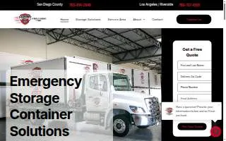 Emergency Storage website