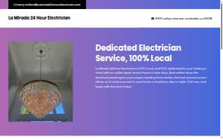 La Mirada 24 Hour Electrician Services