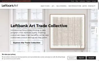 Leftbank Art website