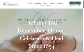 White Emerson Mortuary of La Mirada website