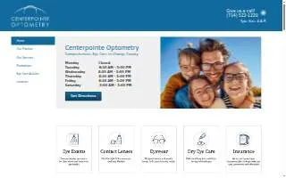 Centerpointe Optometry website