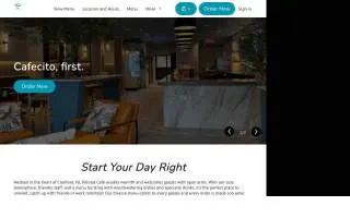 Palmas Juice Bar and Cafe website