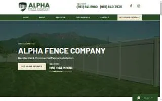 Alpha Fence of La Presa website