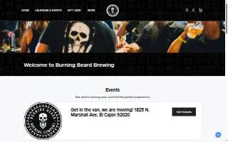 Burning Beard Brewing Co. website
