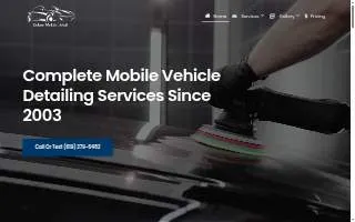 Deluxe Mobile Detail website