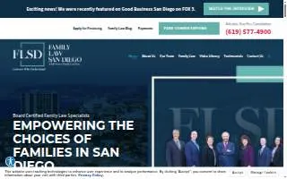 Family Law San Diego website