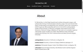 Michael Sun, MD of La Presa website