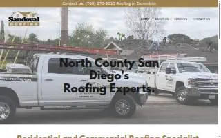 Sandoval Roofing, INC. website