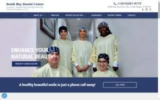 South Bay Dental Center website