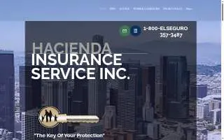 Hacienda Insurance Services of La Puente website