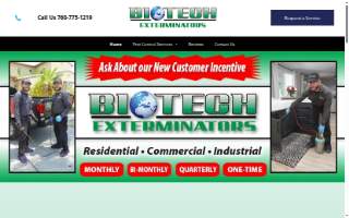 Bio -Tech Exterminators website