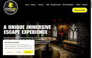 Escape Games La Quinta website