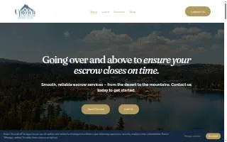 Uptown Escrow Services, Inc. website