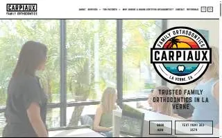 Carpiaux Family Orthodontics website