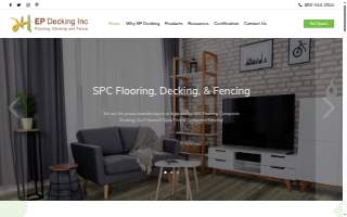 EP Decking Inc website