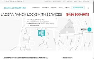 Coastal Locksmith Inc. of Ladera Ranch