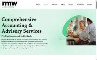 RMW Accounting Mission Viejo website