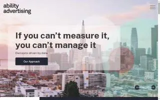 Ability Advertising of Lafayette website