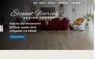 Elegant Flooring Design Center website