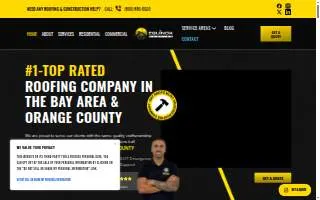 Equinox Roofing website