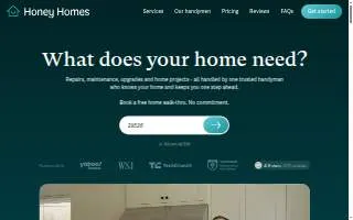 Honey Homes of Lafayette website