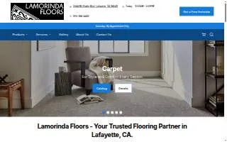 Lamorinda Floors of Lafayette website