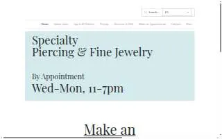 Lemonade Piercing website