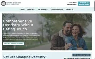 Ron Wake, DDS, Inc website