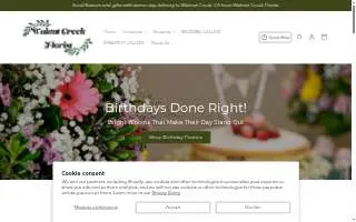 Walnut Creek Florist of Lafayette website