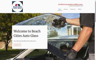 Beach Cities Auto Glass website