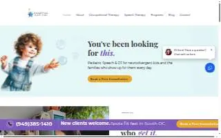 Connection Therapy Clinic website