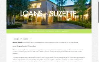 Loans By Suzette website