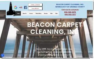 Beacon Carpet Cleaning, Inc. of Laguna Hills website