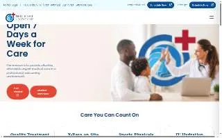 Nellie Gail Urgent Care website