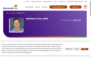 Cox Matthew J DPM
