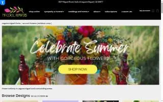 McCool Flowers (Goldoon Corp.) website