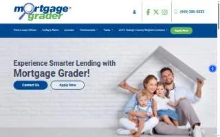 Mortgage Grader website