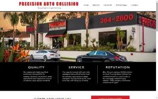 Precision Auto Collision Inc website