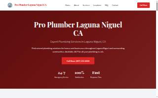 Pro Plumber Laguna Niguel CA