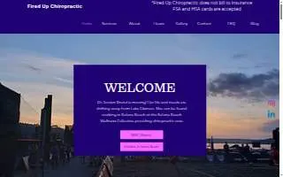 Fired Up Chiropractic website