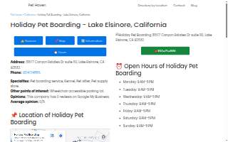 Holiday Pet Boarding