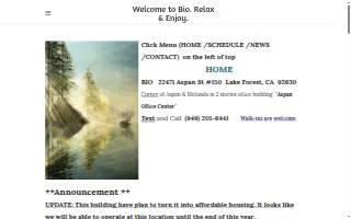 Aspan Spa website