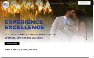 BEL Event Productions website