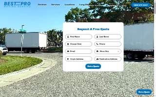 Best and Pro Moving - Movers Local & Long distance website