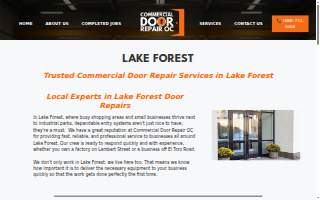 Commercial Door Repair OC