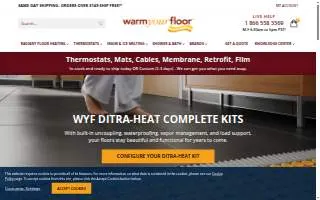 Warm Your Floor website