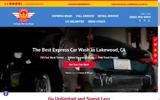 Crown America Car Wash website