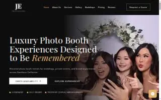 JE Photobooth of Lakewood website