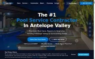 AV Pool Pro Service website